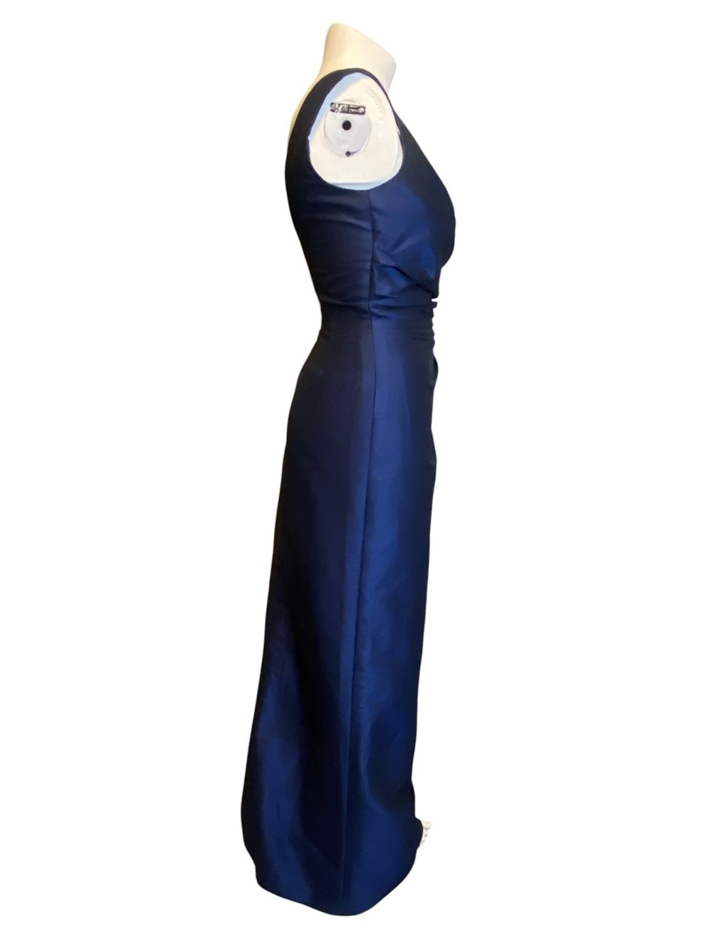 Alfred Sung Dark Blue Evening Dress Women’s Size 10 - Picture 5 of 15